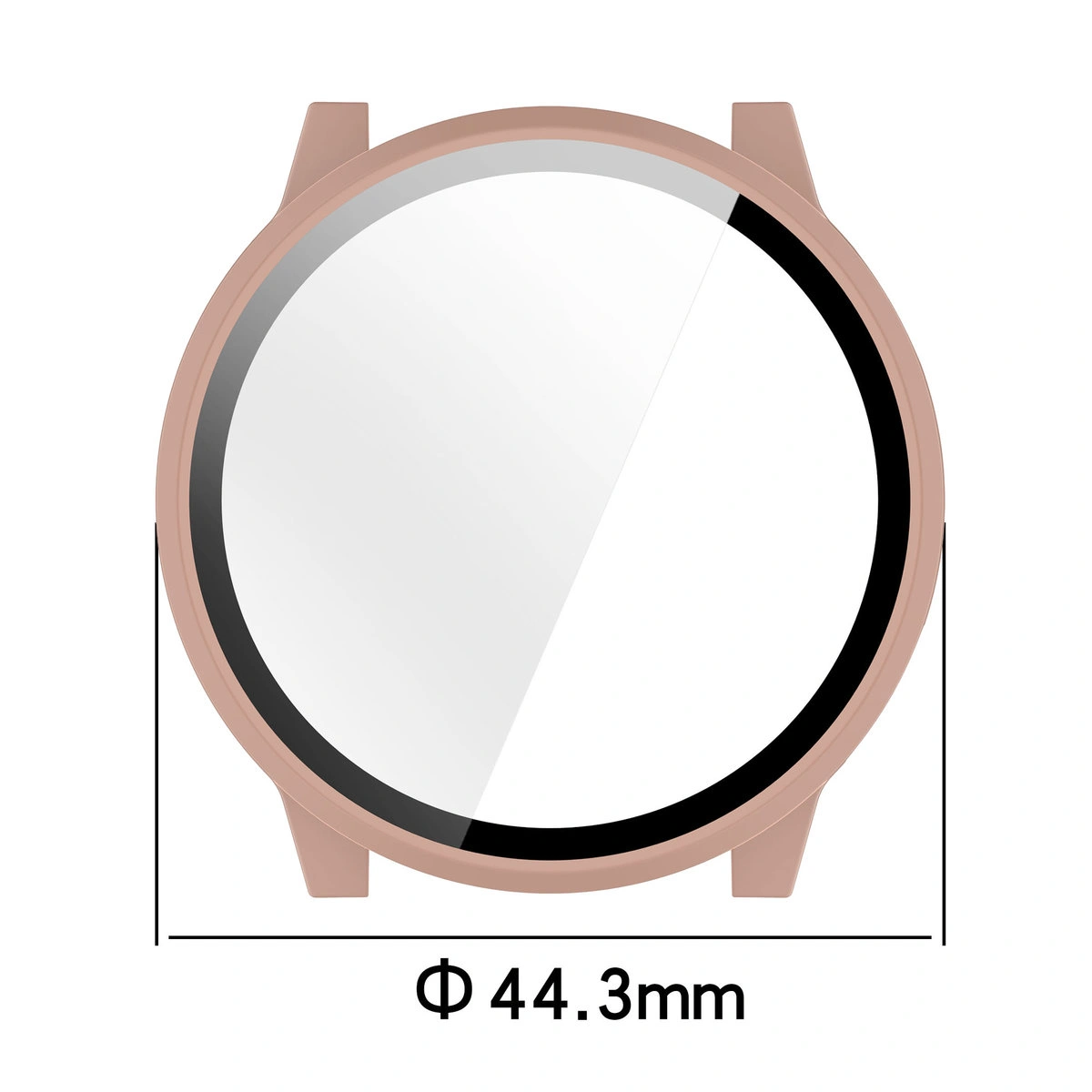 Wymiary etui Bizon Case Watch Adamo do Garmin Venu 4 41 mm